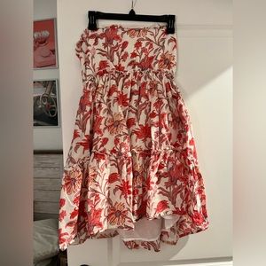 Madison Mathews Strapless Dress